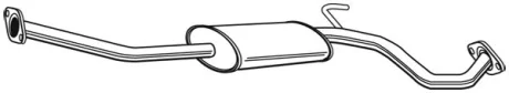 Глушник системи випуску (середній) WALKER 23437