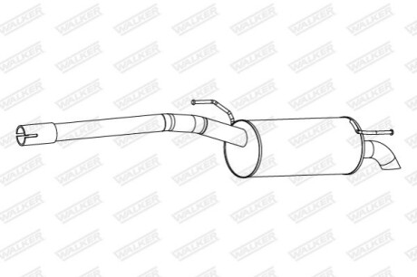 Автозапчасть WALKER 25299