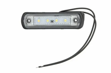 Габаритні ліхтарі Лів/Прав, білий, LED, висота 31мм ширина 110мм глибина 13мм, поверхня, довжина провода 220мм, 12/24В MAN TGA, TGS I, TGX I MERCEDES ACTROS MP4 / MP5 04.00 WAS 1340W189