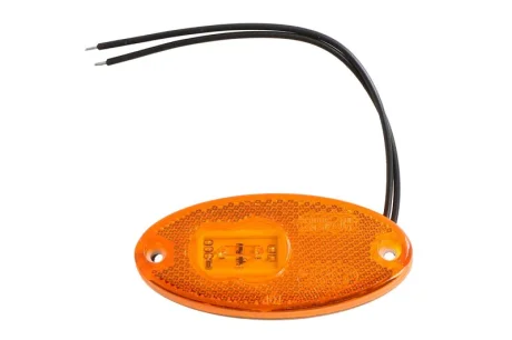 Габаритні ліхтарі Лів/Прав, помаранчевий, LED, 12/24В WAS 308P W65
