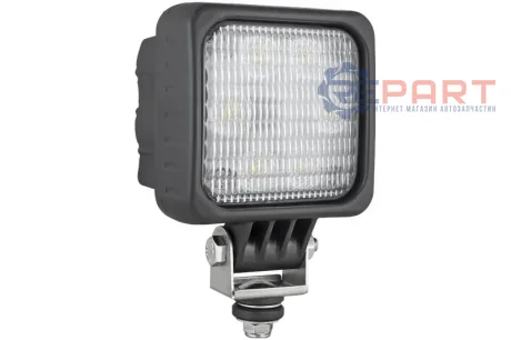 Робоча лампа (LED, 12/24В, 24Вт, 1500лм, кількість LED діодів: 6, довжина: 100мм, висота: 100мм, глибина: 76мм, довжина провода: 0,5м) Wesem LED146800