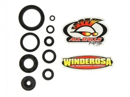 Комплект ущільнень двигуна (кіл-ть в наборі 9 шт) YAMAHA WR, YZ 250 1988-1997 WINDEROSA W822117