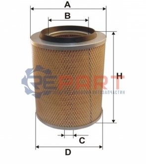 Фильтр воздушный DB OM 314/364 WIX FILTERS 42482E