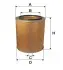 - фільтруючий елемент (x370) VOLVO B10, B6, N10, N12, NL 5480/9600/11980 01.73 WIX FILTERS (46547E) зображення 1