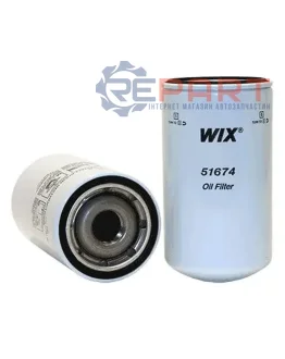 Масляний фільтр (фільтр, що вгвинчується) MITSUBISHI NISSAN WIX FILTERS 51674