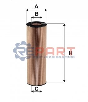 Фильтр смазки Scania G, P, R (WIX-Filtron) WIX FILTERS 92175E