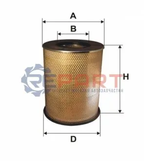 Фільтр повітряний (фільтруючий елемент) VOLVO 7500, 7700, 8700, 8900, 9500, 9700, 9900, B11, B6, B7, FM, FM10, FM12, FM7, FM9, FMX, FMX II D10A320-D9B380 01.91 WIX FILTERS 93151E Купити в Україні