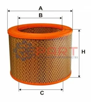 Фільтр повітряний (фільтруючий елемент) WIX FILTERS 93206E