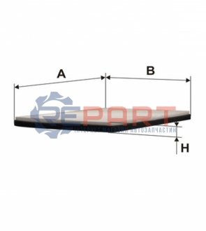 Повітряний фільтр салону 2152 DAF 95XF WIX FILTERS 93212E