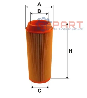 Фільтр повітряний (фільтруючий елемент) AEBI TERRATRAC MASSEY FERGUSON 100, 20, 200, 2000, 300, 40, 400, 4000, 500, 5000, 6000 1004-4-V2003-TE WIX FILTERS 93213E