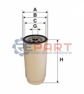 Фільтр палива WIX FILTERS 95102E