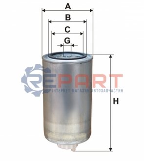 Фільтр палива WIX FILTERS 95107E