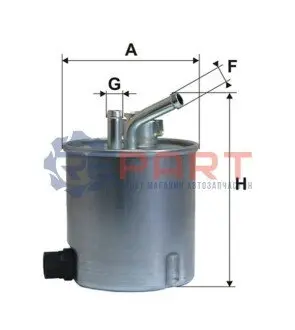 Паливний фільтр RVI MAXITY 2.5D/3.0D 03.07 WIX FILTERS 95108E Купити в Україні