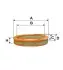 Фото Фільтр повітряний - фільтруючий елемент (x46) MAZDA 323 II, 323 III 1071-1498 11.80-04.90 WIX FILTERS (WA6008) зображення 1
