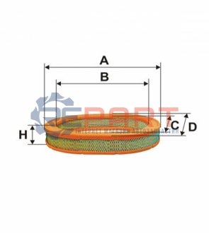 Фильтр воздуха WIX FILTERS WA6008 (фото 1)