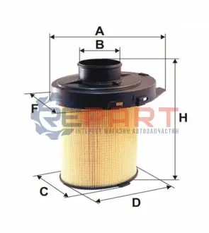 Фото Фільтр повітря WIX FILTERS (WA6033) зображення 1