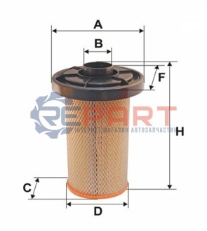 Фільтр повітря WIX FILTERS WA6036