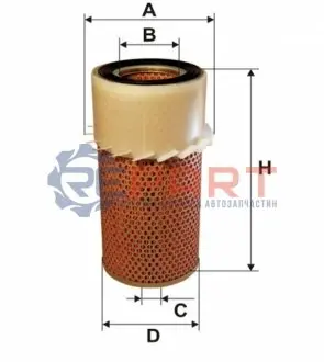 Фото Фільтр повітряний Mitsubishi L300 -03 WIX FILTERS (WA6104) зображення 1