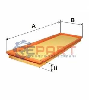 Фото Фільтр повітря WIX FILTERS (WA6179) зображення 1