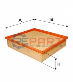 Фільтр повітря WIX FILTERS WA6187 (фото 1)