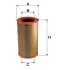 Фільтр повітряний - фільтруючий елемент (x270) DAEWOO LUBLIN II 2198/2417 04.97 WIX FILTERS (WA6415) зображення 1