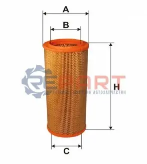 Фільтр повітряний - фільтруючий елемент (x310) RVI B, MESSENGER CHRYSLER VOYAGER II, VOYAGER III JEEP CHEROKEE, CJ5 - CJ8 OPEL ARENA RENAULT 18, 20, 21, 25, 30, ESPACE I 1870-2500 03.80-12.01 WIX FILTERS WA6435 Купити в Україні