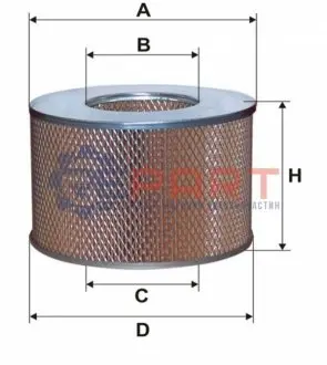 Фото 1 — Фільтр повітряний Toyota Land Cruiser 3.0/4.2 D 95-03 (бочка) WIX FILTERS (WA6505) Фото Фільтр повітряний Toyota Land Cruiser 3.0/4.2 D 95-03 (бочка) WIX FILTERS (WA6505) зображення 1