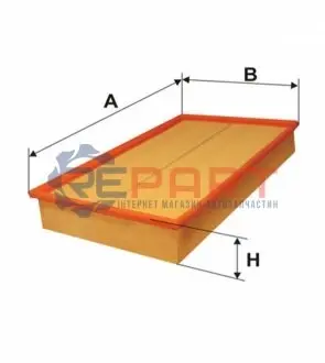 Фото Фільтр повітряний Volvo S60/S80/V70/XC70 98-08 WIX FILTERS (WA6557) зображення 1