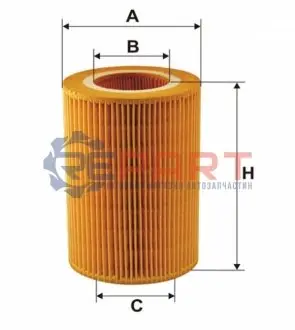 Фото 1 — Фільтр повітряний Smart City-Coupe/Cabrio/Fortwo 0.6-0.7 97-07 WIX FILTERS (WA6568) Фото Фільтр повітряний Smart City-Coupe/Cabrio/Fortwo 0.6-0.7 97-07 WIX FILTERS (WA6568) зображення 1