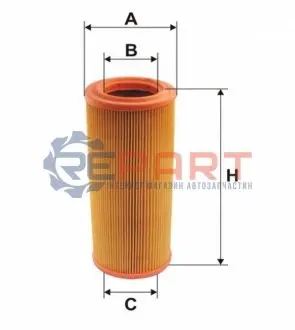 Фото Фільтр повітря WIX FILTERS (WA6672) зображення 1