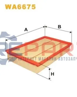 Фото Фільтр повітряний Ford Transit 00-18 WIX FILTERS (WA6675) зображення 1