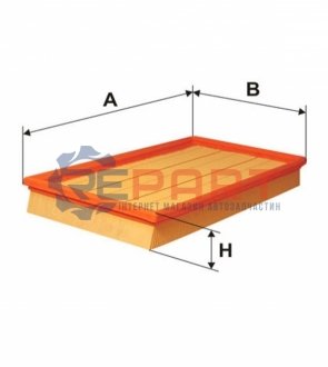 Фільтр повітряний WIX FILTERS WA6686 (фото 1)