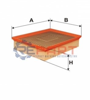 Фільтр повітряний /AP020/2 (вир-во WIX-FILTERS) WIX FILTERS WA6696