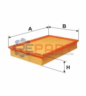 Фото Фільтр повітряний Volvo S60 2.0-2.5T/2.4CDI/D 00-10/S80/V70 2.0 Turbo/2.4D/2.4-2.5T/2.5TDI 98-07 WIX FILTERS (WA6718) зображення 1