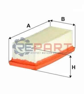 Фото 1 — Фільтр повітряний Renault Clio II/Kangoo/Twingo I/Nissan Kubistar 1.2 01.01- WIX FILTERS (WA6728) Фото Фільтр повітряний Renault Clio II/Kangoo/Twingo I/Nissan Kubistar 1.2 01.01- WIX FILTERS (WA6728) зображення 1