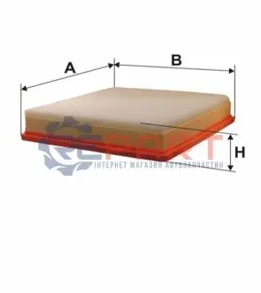 Фото Фільтр повітряний Renault Trafic/Opel Vivaro 2.0/2.5dCi 02- WIX FILTERS (WA9412) зображення 1