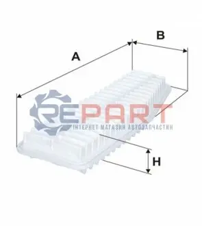 Фото Фільтр повітряний Toyota Rav 4 II/Previa II 2.0/2.4WTi 00-06 WIX FILTERS (WA9426) зображення 1
