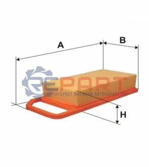 Фото Фільтр повітряний Citroen C5/Peugeot 407 1.8-3.0 04- WIX FILTERS (WA9471) зображення 1