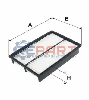 Фото Фільтр повітряний Mazda 3/5 1.8-2.3 05-14 WIX FILTERS (WA9529) зображення 1