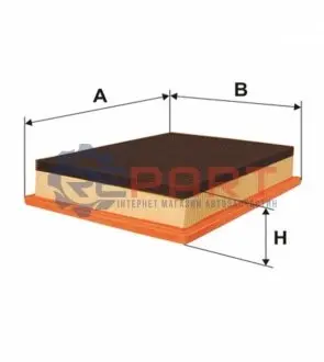 Фільтр повітря - фільтруючий елемент (216x166x42) MINI (R50, R53), (R52) 1364/1598 06.01-07.08 WIX FILTERS WA9538 Купити в Україні