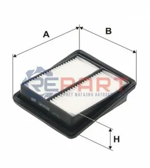 Фільтр повітряний (фільтруючий елемент) HONDA JAZZ II 1.2-1.5 03.02-10.08 WIX FILTERS WA9588 Купити в Україні