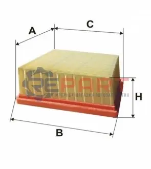 Фото Фільтр повітряний Ford Transit Courier 1.0Ecoboost/1.5-1.6TDCi 14-/Fiesta 1.0-1.6/1.4-1.6TDCi 08- WIX FILTERS (WA9606) зображення 1