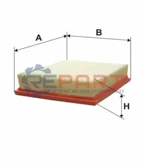 Фото Фільтр повітряний Renault Laguna III 1.6/2.0 16V 07- WIX FILTERS (WA9609) зображення 1