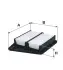 Фото Фільтр повітряний (фільтруючий елемент) HONDA ACCORD VIII 2.0 06.08-06.15 WIX FILTERS (WA9673) зображення 1