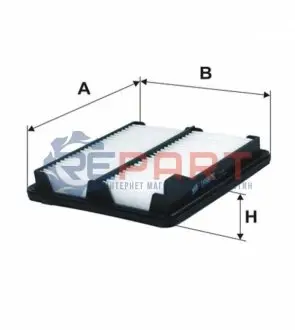 Фільтр повітряний (фільтруючий елемент) HONDA CIVIC VIII 1.3H 01.06-12.12 WIX FILTERS WA9675 Купити в Україні