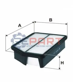 Фото Фільтр повітряний Hyundai ix35/Tucson/Kia Sportage 1.6/1.7CRDi/2.0/CRDi/GDi/2.4MPI 10- WIX FILTERS (WA9710) зображення 1