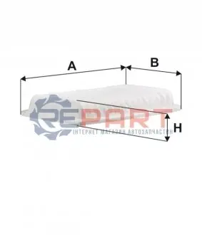 Фото Фільтр повітряний Suzuki Swift 1.2-1.4i 10-/Splash 1.2/LPG 08-/Opel Agila 1.2 10-14 WIX FILTERS (WA9719) зображення 1