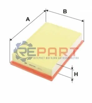 Фільтр повітряний Chevrolet Aveo (T3) 1.2/1.4/1.6 DOHC 16V 1.3 D/CDTi 11- WIX FILTERS WA9768 Купити в Україні