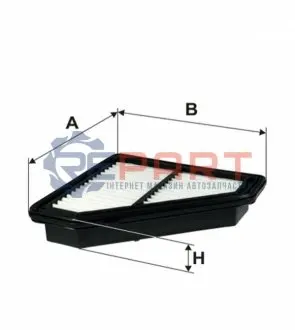 Фільтр повітряний (фільтруючий елемент) HONDA CIVIC IX 1.4 02.12-12.16 WIX FILTERS WA9771 Купити в Україні