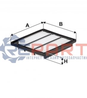 Фільтр повітряний FIAT FREEMONT 2.0 DS 11- (WIX-FILTERS) WIX FILTERS WA9807